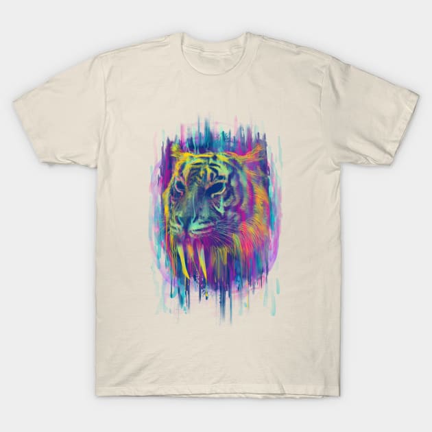 Synthetic Tiger T-Shirt by opawapo